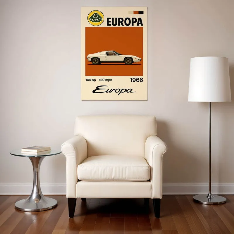 Lotus Europa Wall Poster media 1