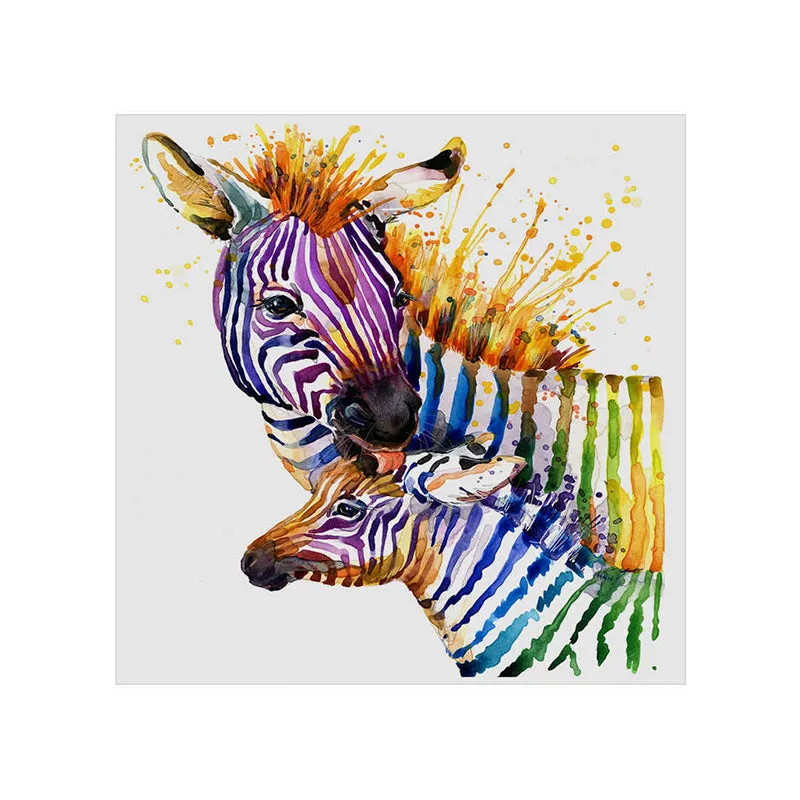 Wildlife Zebra Wall Painting media 5
