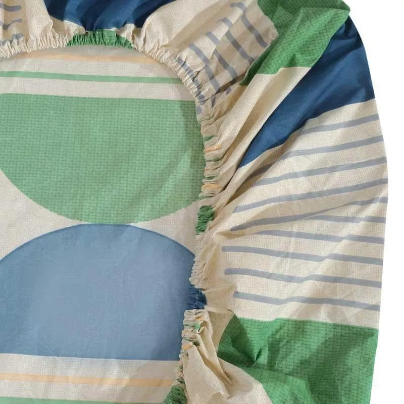 Quirky Patchwork Microfiber Bedsheet - 300 GSM media 6