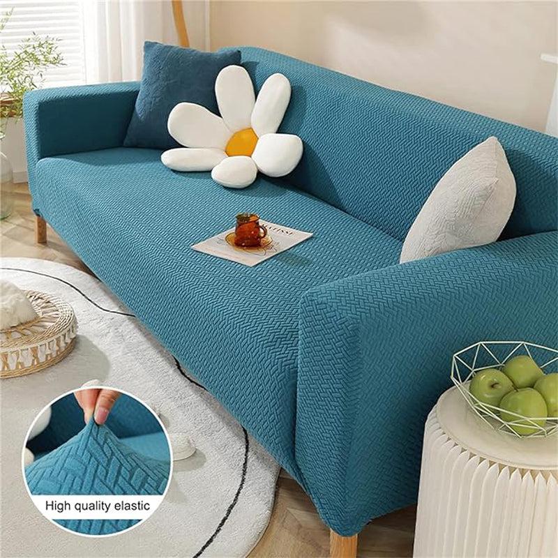 Rubina Polar Fleece Sofa Cover - Teal media 3