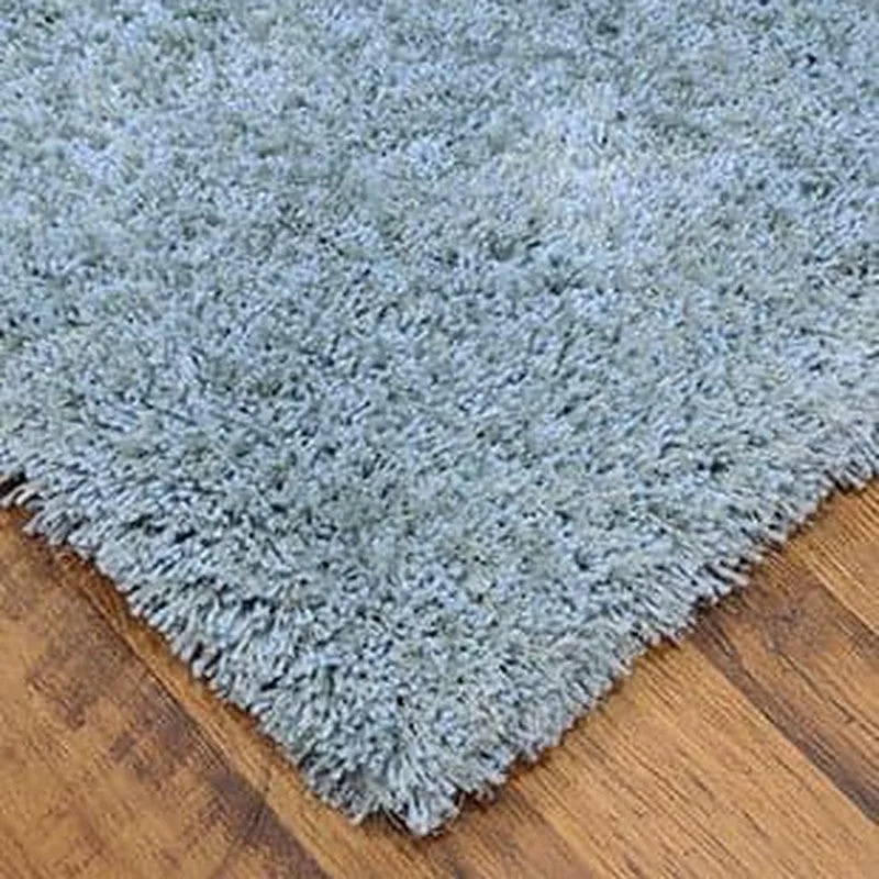 Table Tufted Woven Whisper Rug - Light Blue media 5