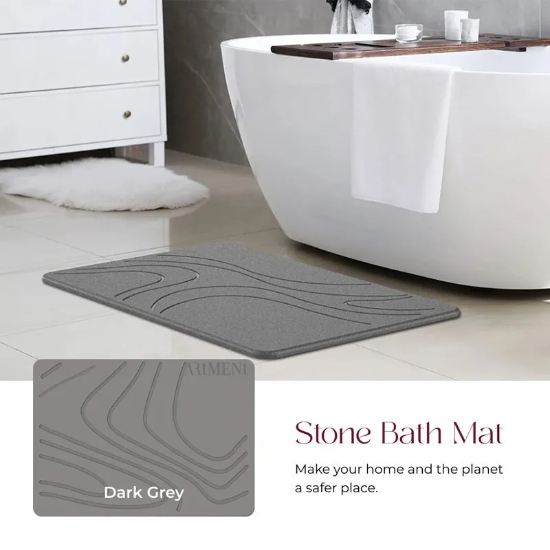 Stone Flow Diatomaceous Earth Bath Mat media 4