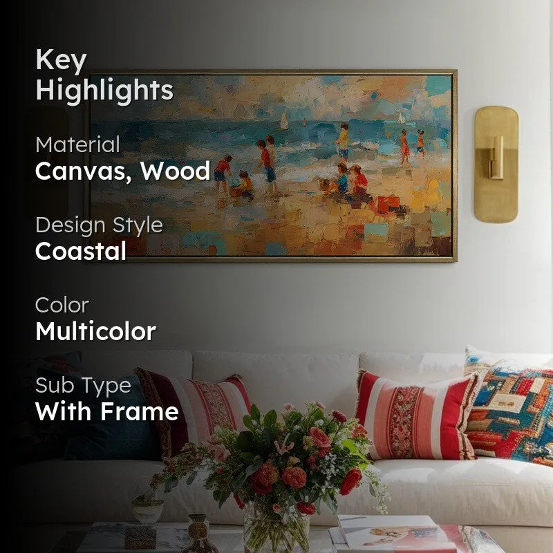 Seabreeze Canvas Wall Painting With Frame media 2