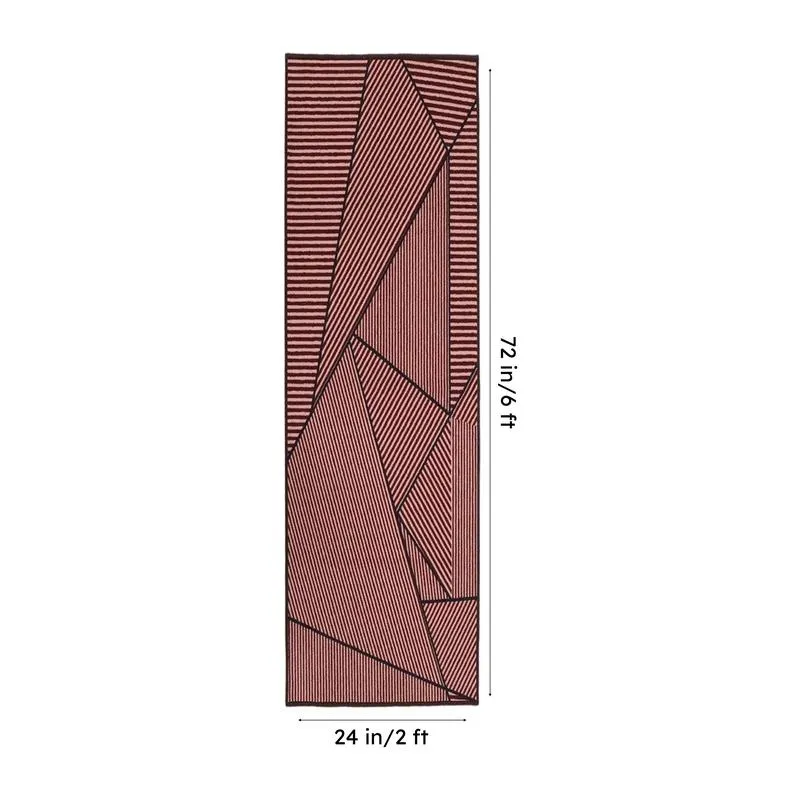 Striatas Nylon Runner Rug media 9