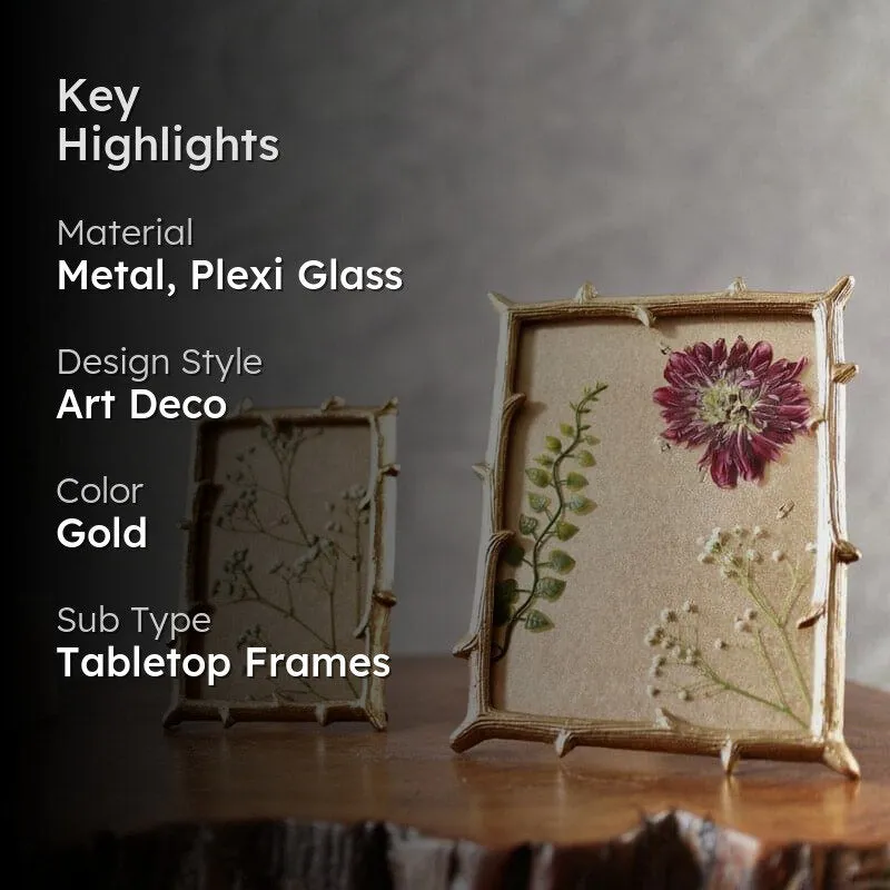 Foliyage Table Photo Frame - Set Of Two media 2