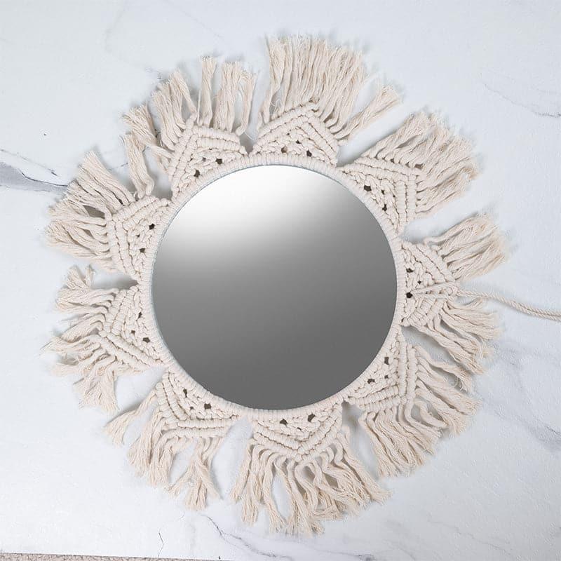 Floro Macrame Wall Mirror media 2