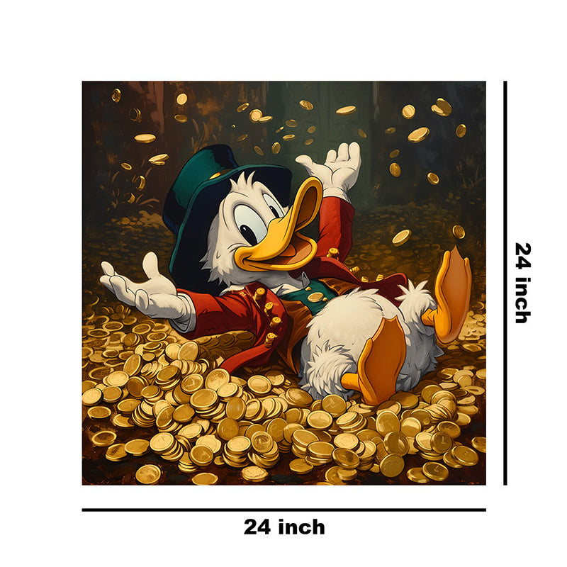 Scrooge McDuck Poly Canvas Wall Painting media 9