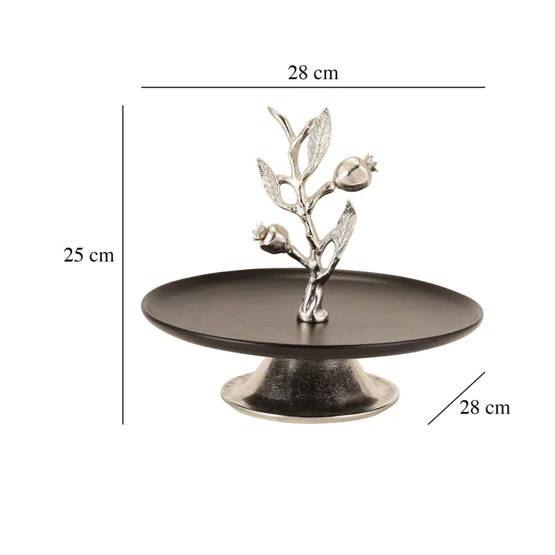 Pomegranate Delica Cake Stand - Black & Silver media 4