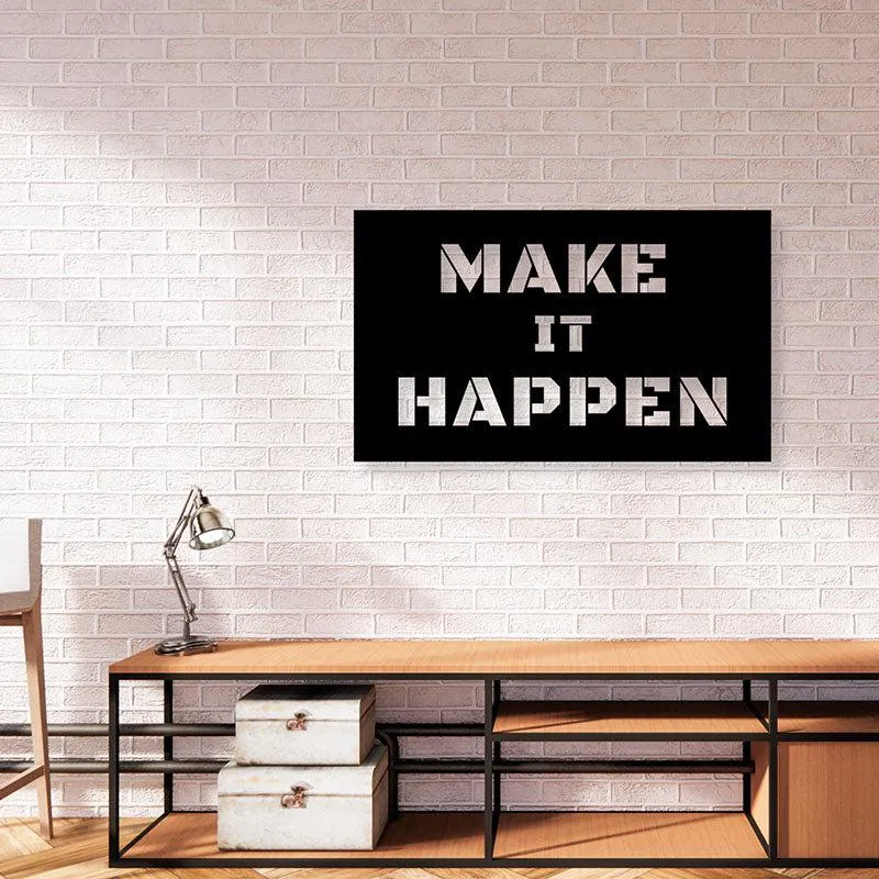 Make It Happen Iron Wall Accent media 1