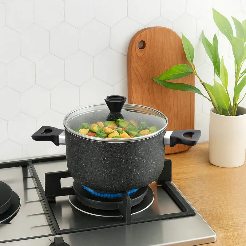 Rioware StoneEase Saucepan With Lid - 3000 ML media 1