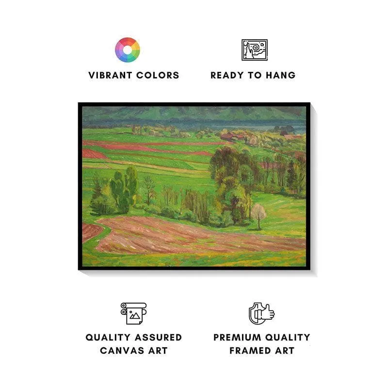 A Greenland Beauty Canvas Wall Painting - Black Frame media 4
