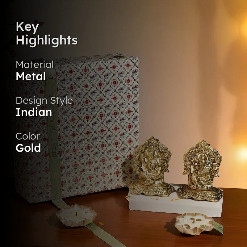Gilded Bliss Diwali Hamper - Four Piece Set media 2