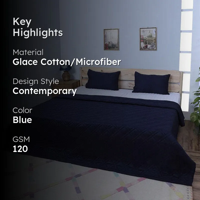 Starsia Microfiber Bedcover - Blue media 2