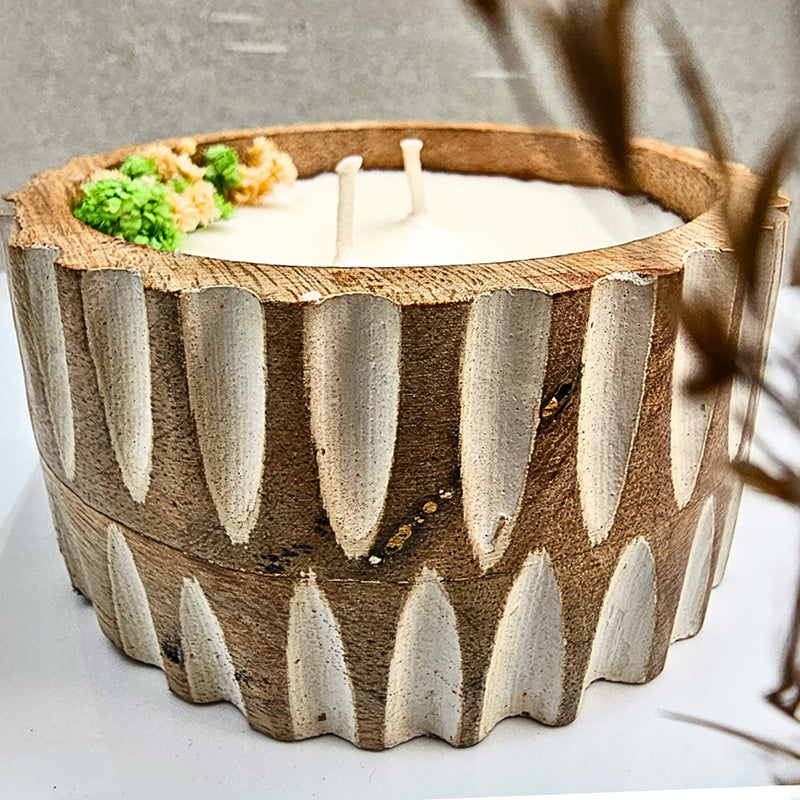 Jas Hewn Soy Wax Scented Candle - Jasmine media 4