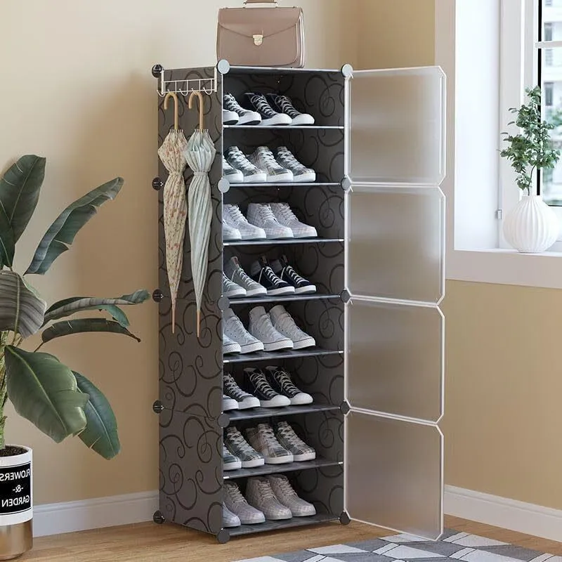 SoleScape Grey Plastic & Metal Shoe Racks media 1