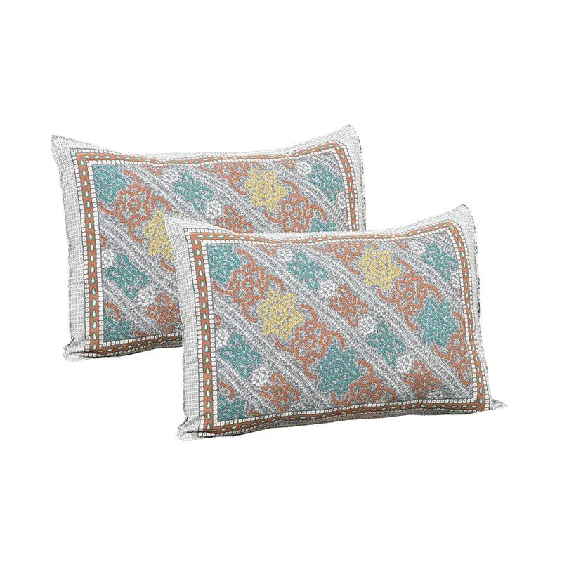Karna Ethnic Cotton Bedsheet (Multicolor) - 180 TC media 4