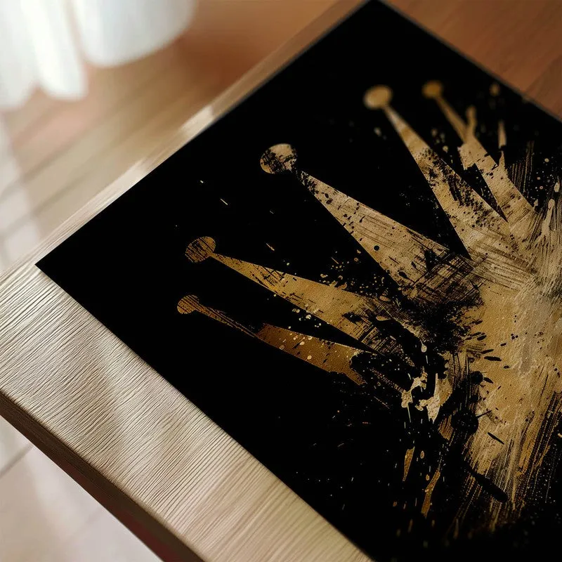 Golden Crown Splash Wall Poster media 6