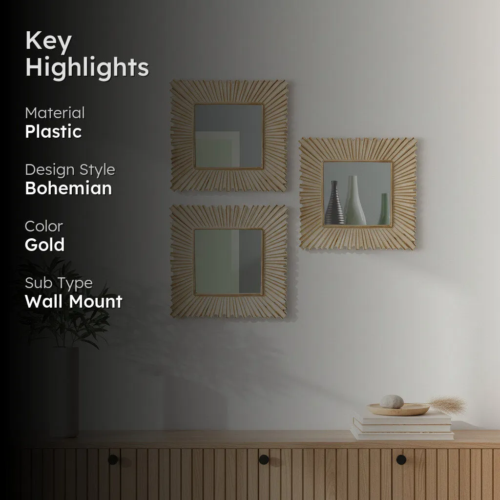 Osoq Decorative Wall Mirror - Set Of Three media 2