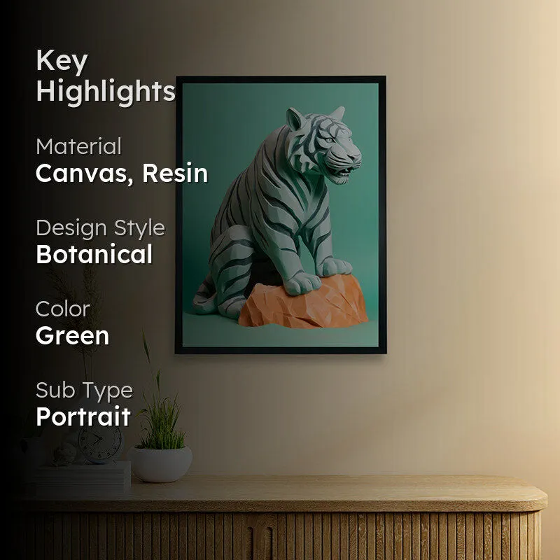 Tigress Charm Canvas Wall Art media 2