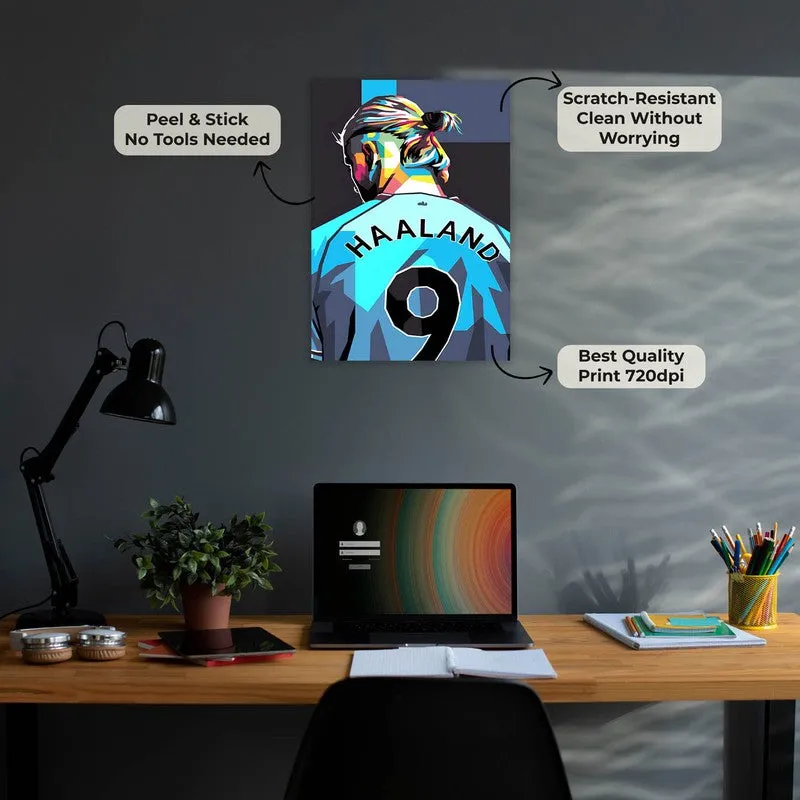 Electric Haaland Wall Poster media 9