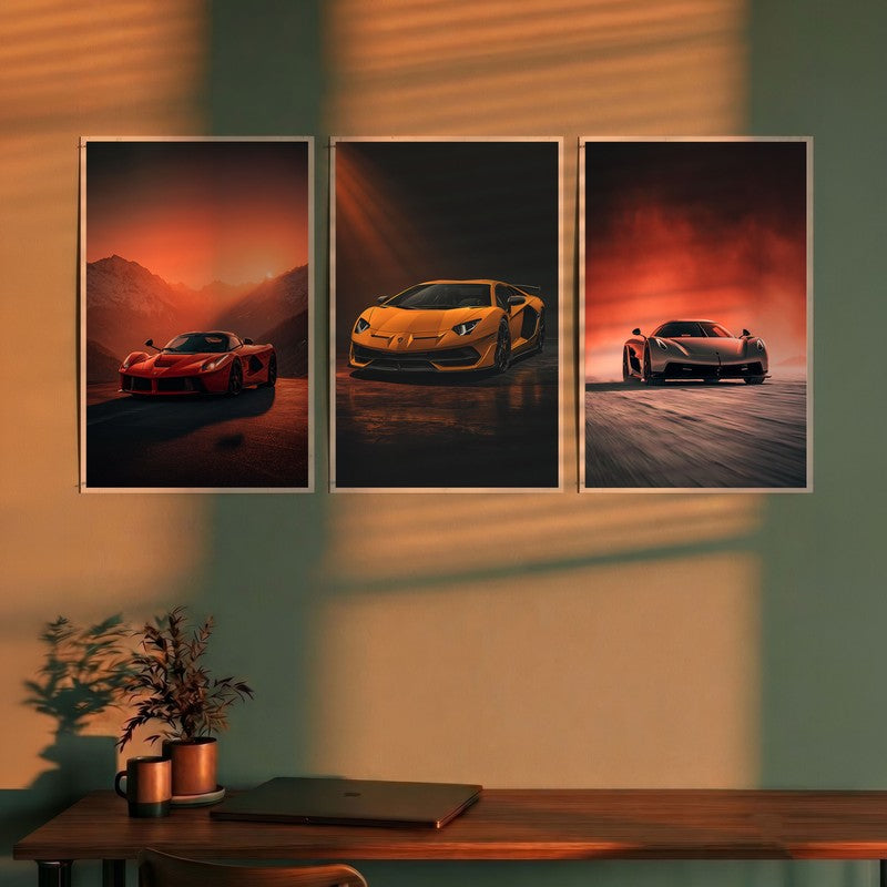 Urban Ignite Cars Polymer Wall Poster