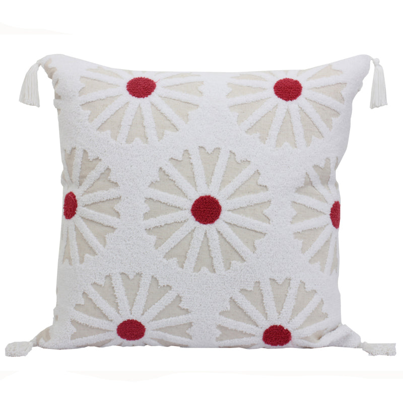 Venice Light Embroidered Cotton Cushion Cover - Set Of Two media 4