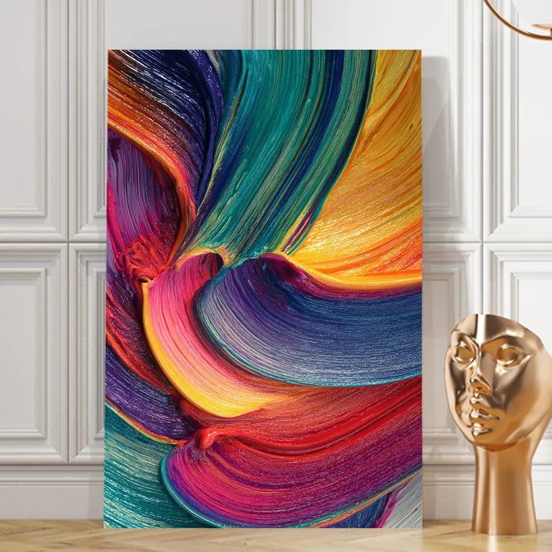 Aether Grid Abstract Canvas Wall Art media 7