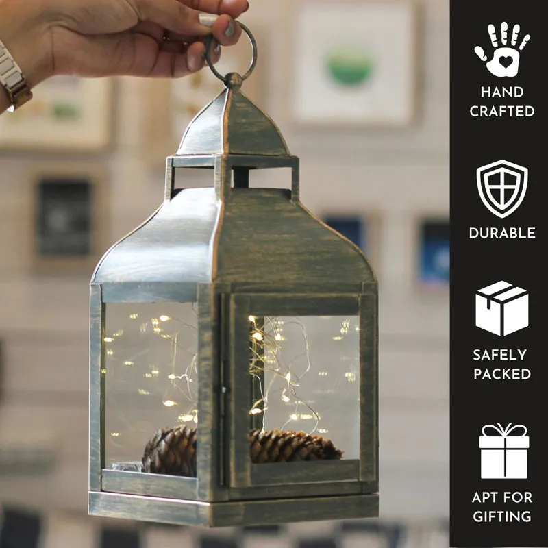 Vilara Lantern Tealight Candle Holder - Green media 3