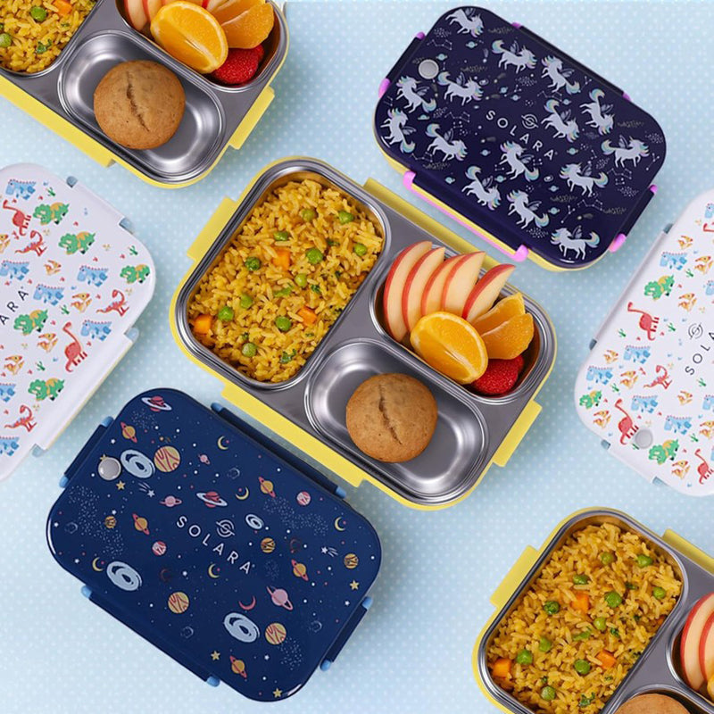 Solara Brewora Unicorn Lunch Box (Yellow,Black) - 1000 ML media 8