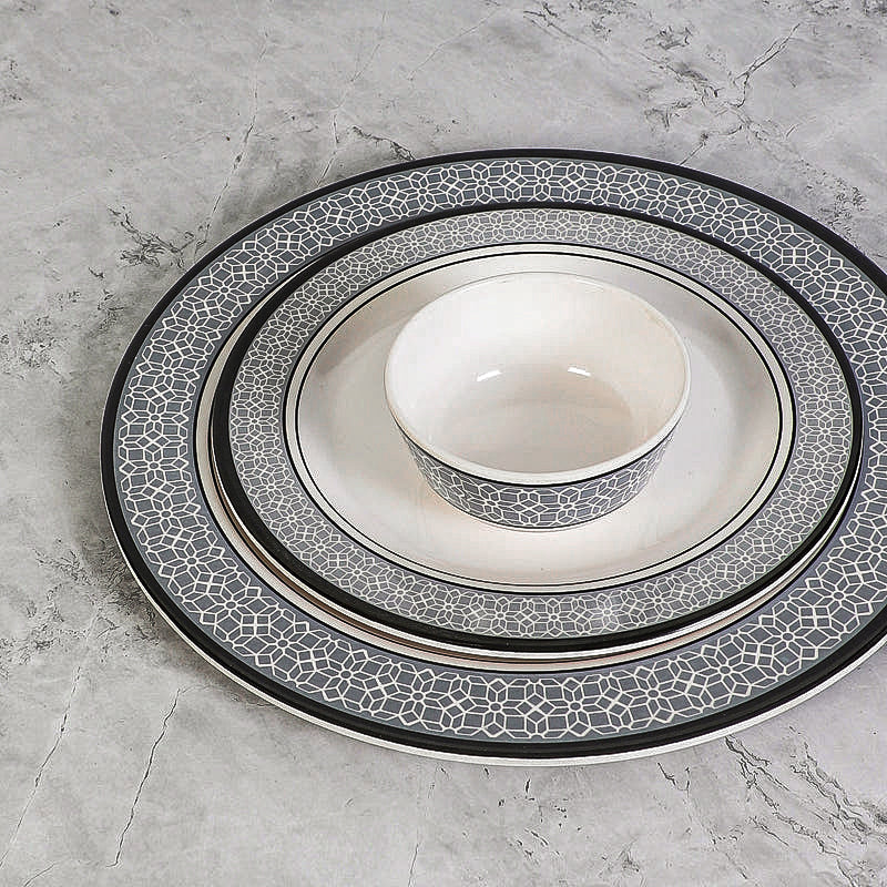 Miro Ethnic Dinner Plate - 24 Piece Set media 3