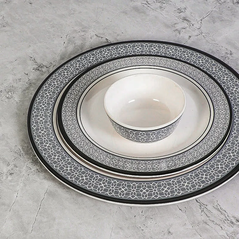 Miro Ethnic Dinner Plate - 24 Piece Set media 3