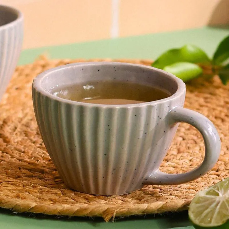 Apra Ceramic Tea Cup (230 mL Each) - Set of Four media 4