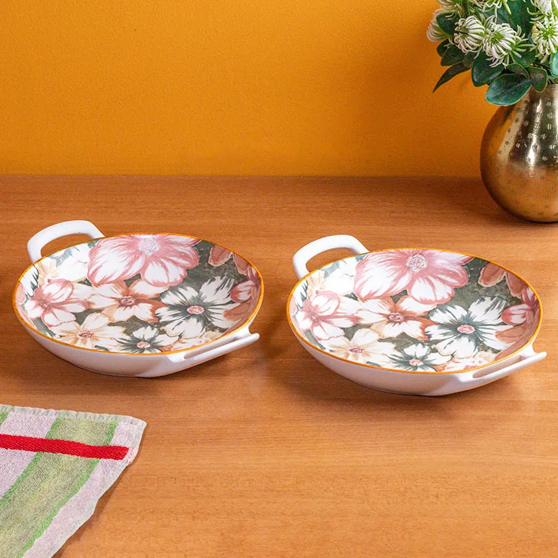 Blush Bloom Porcelain Platter - Set Of Two media 3