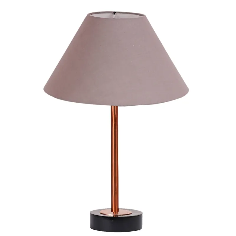 Cotin II Rodin Wooden Table Lamp - Grey,Copper,Black media 4
