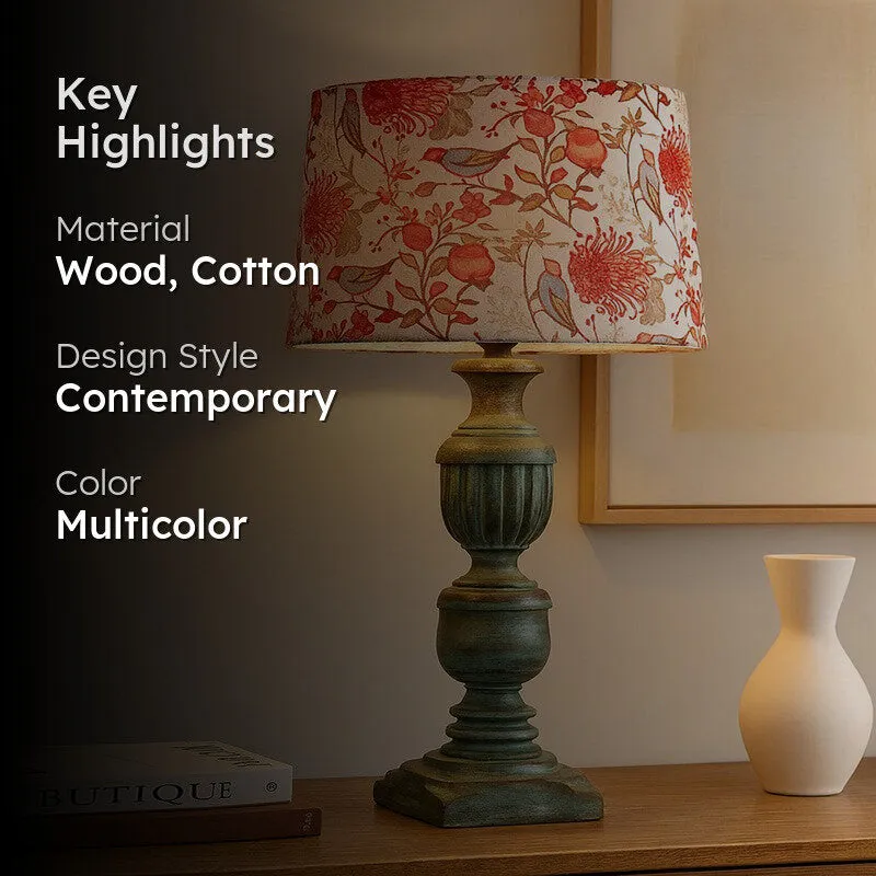 AviaryGlow Wooden Table Lamp media 2