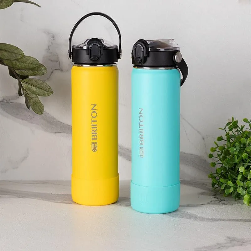 Dream Drip Bottle (Yellow & Sky Blue, 750 mL Each) - Set Of Two media 1