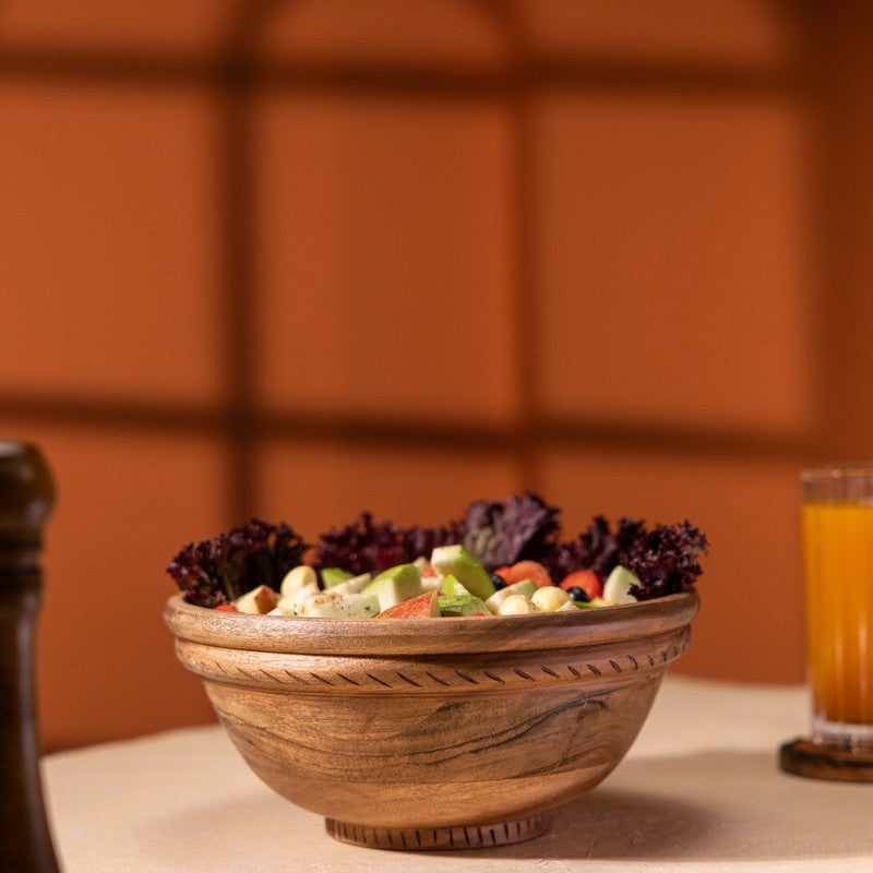 Classic Wood Mixing Bowl - 2600 mL