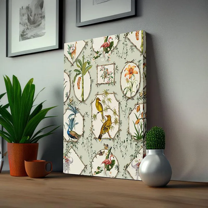 Ethnic Avain Canvas Wall Painting media 2