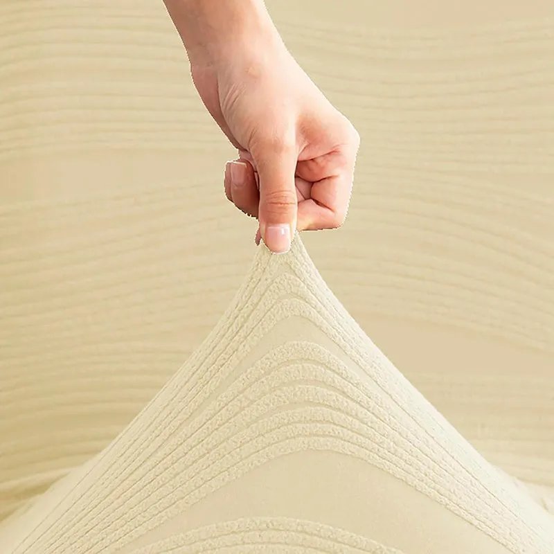 Wrapiq Solid Chair Cover - Beige media 3