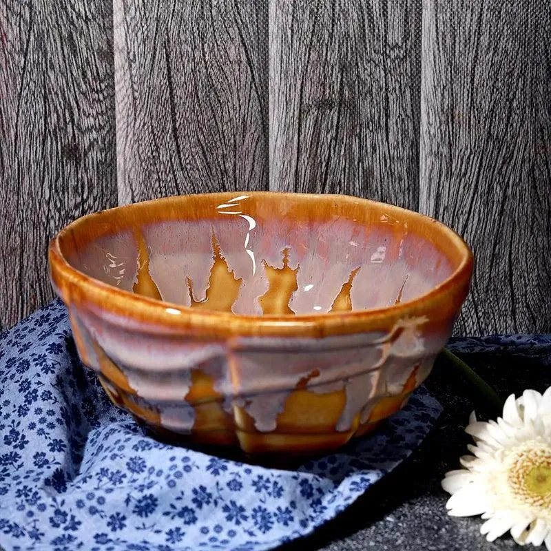 Buli Sunshine Handmade Serving Bowl - 750 ML media 1