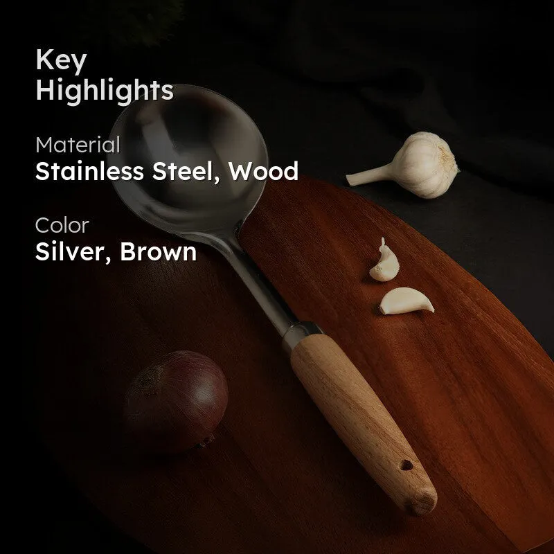 Zentro Stainless Steel Wok Ladle media 2