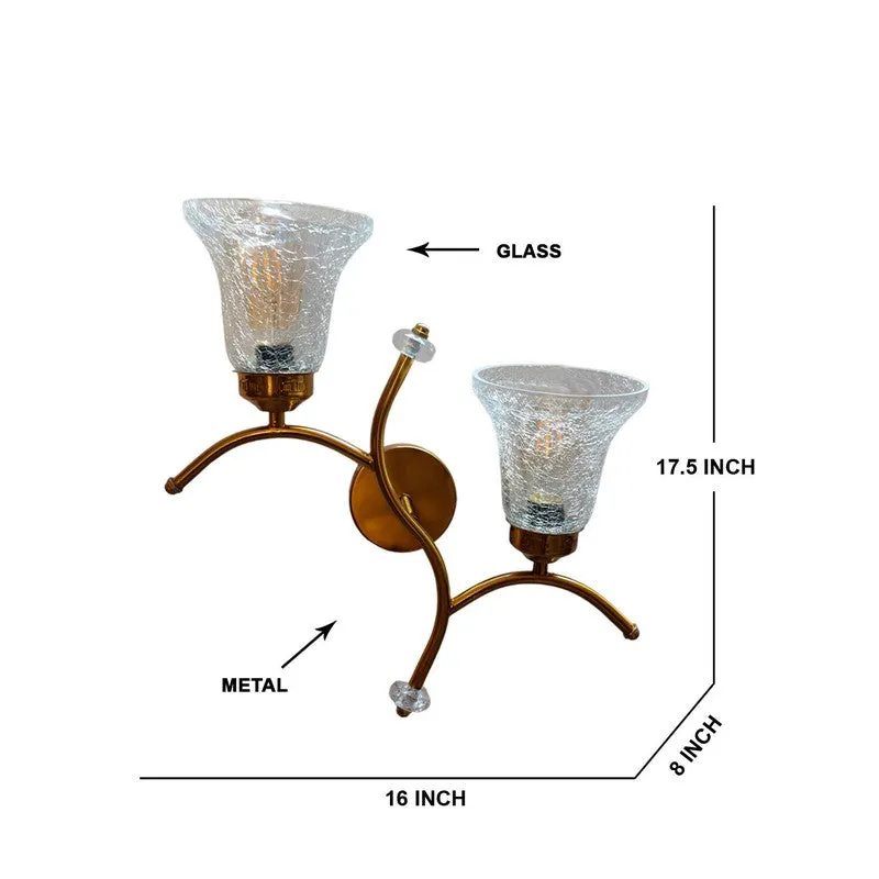 Aurelia Glow Twin Glass Wall Lamp - Transparent media 8
