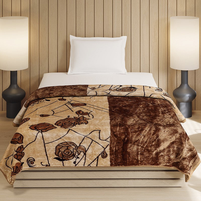 Monte Carlo Vintage Bloom Blanket - 540 GSM