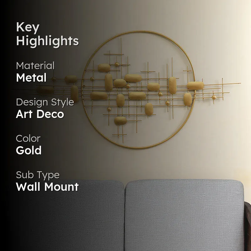 Linear Orbit Metal Wall Accent media 2
