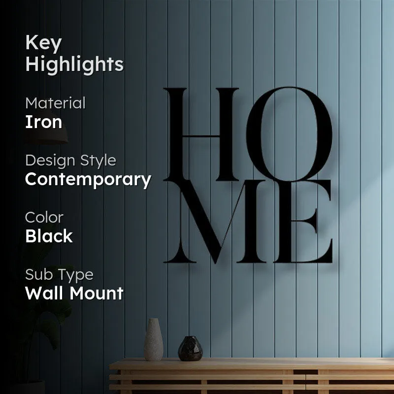 Home Black Iron Wall Accent media 2