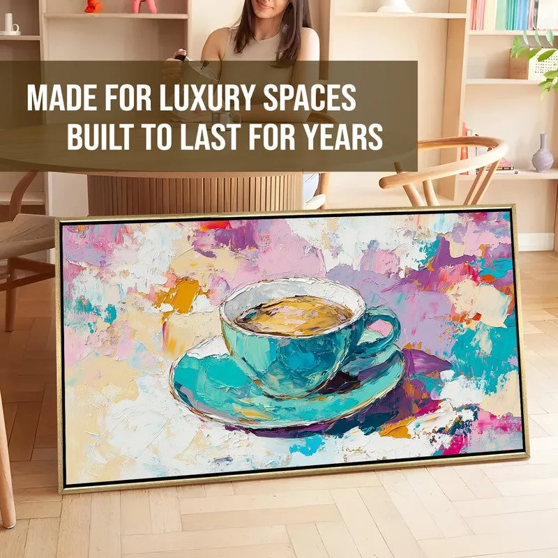 Impasto Canvas Wall Painting With Frame media 7
