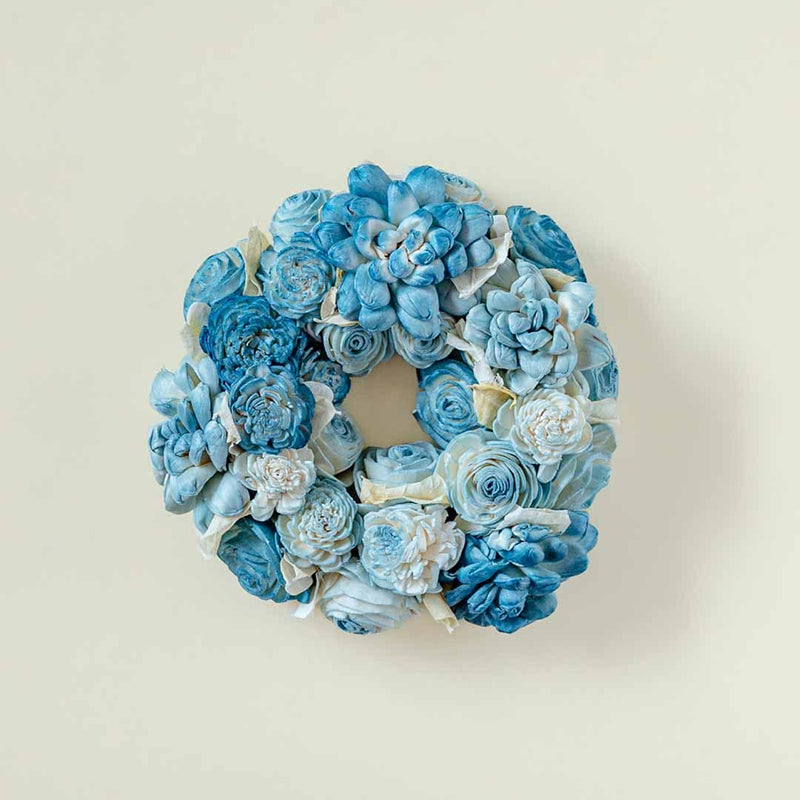 Fleur Amour Dried Flower Wreath - Blue media 4