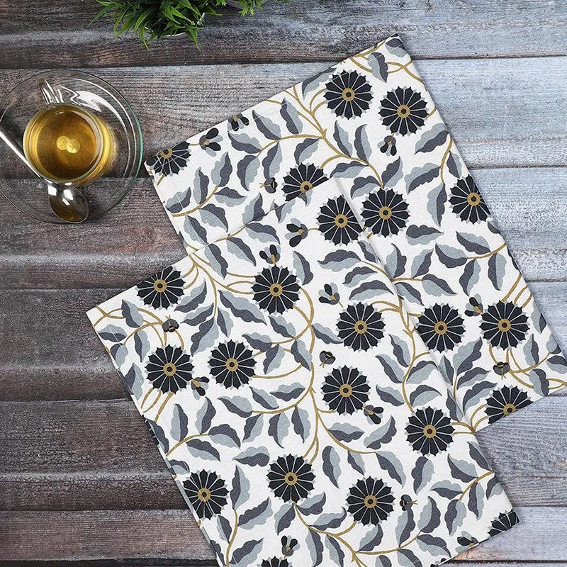 Quick Dry Cotton Kitchen Towel - Set Of Two media 3