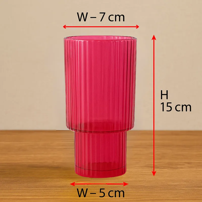 Stria Form Vase - Pink media 7