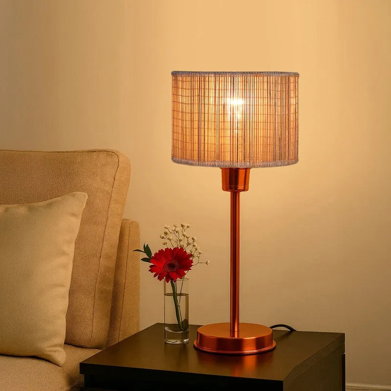 Kavira Aven Metal Table Lamp - Beige media 3